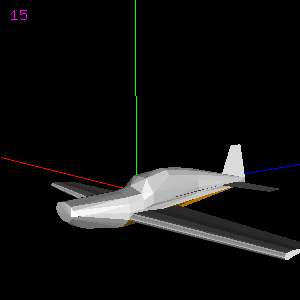 Plane untextured